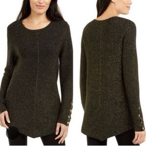 Alfani Women's‎ Black and Gold Sweater NWT Size 1X